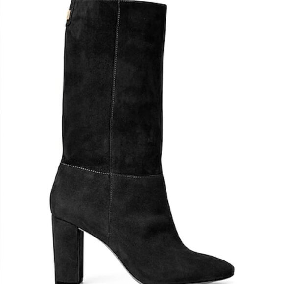 Ralph Lauren RLL Black Suede Tall Boots – Size 6 – NEW without box - Picture 1 of 7